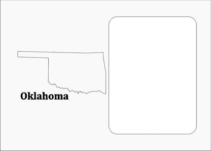 Oklahoma Picture Frame - Legacy Images - Picture Frames - 11x14 Picture Frame 5x7 picture frame picture frame laser engraved