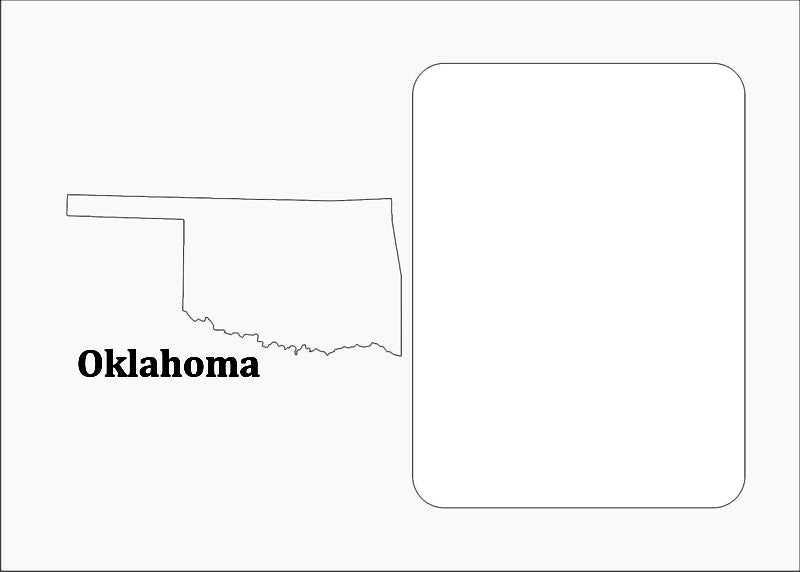 Oklahoma Picture Frame - Legacy Images - Picture Frames - 11x14 Picture Frame 5x7 picture frame picture frame laser engraved