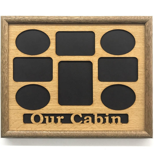 Our Cabin Picture Frame 11"x14" - Legacy Images - Picture Frames - 11x14 Picture Frame gifts for him hobbies laser engraved
