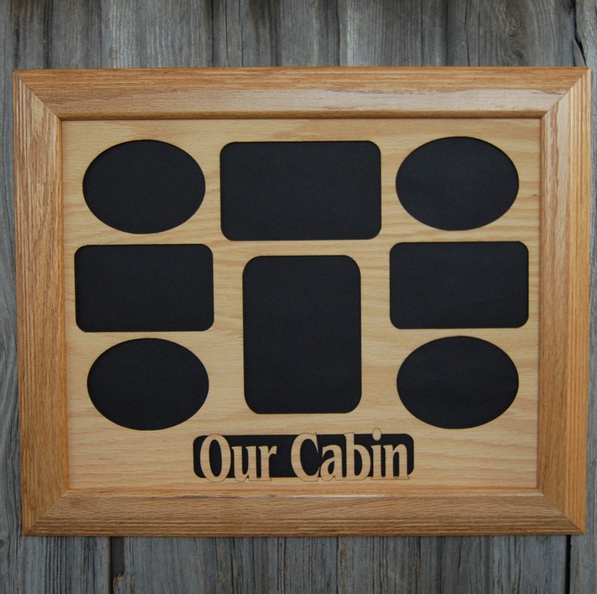 Our Cabin Picture Frame 11"x14" - Legacy Images - Picture Frames - 11x14 Picture Frame gifts for him hobbies laser engraved