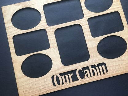 Our Cabin Picture Frame 11"x14" - Legacy Images - Picture Frames - 11x14 Picture Frame gifts for him hobbies laser engraved