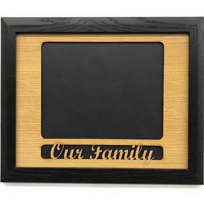 Our Family Picture Frame - Legacy Images - Picture Frames - 11x14 Picture Frame family gifts for him laser engraved