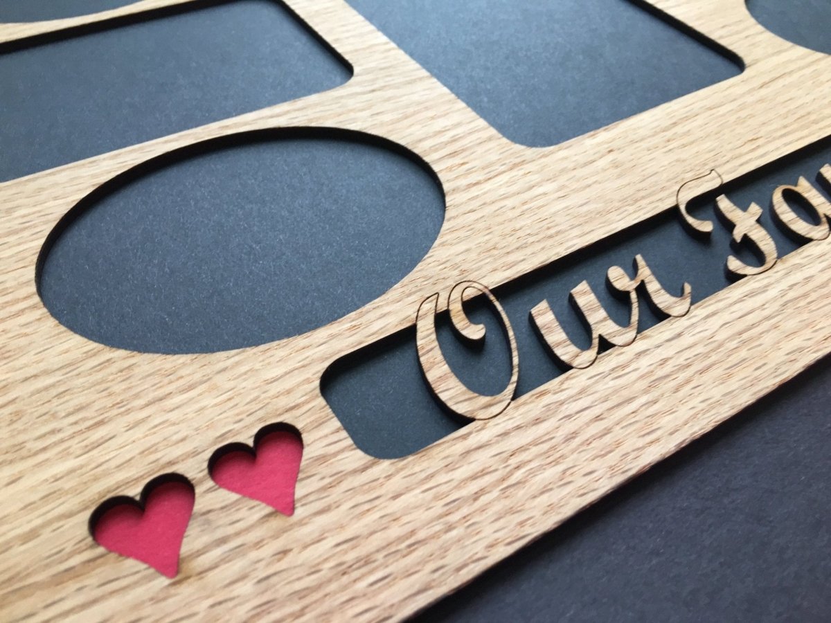 Our Family Picture Frame - Legacy Images - Picture Frames - 11x14 Picture Frame family gifts for him laser engraved