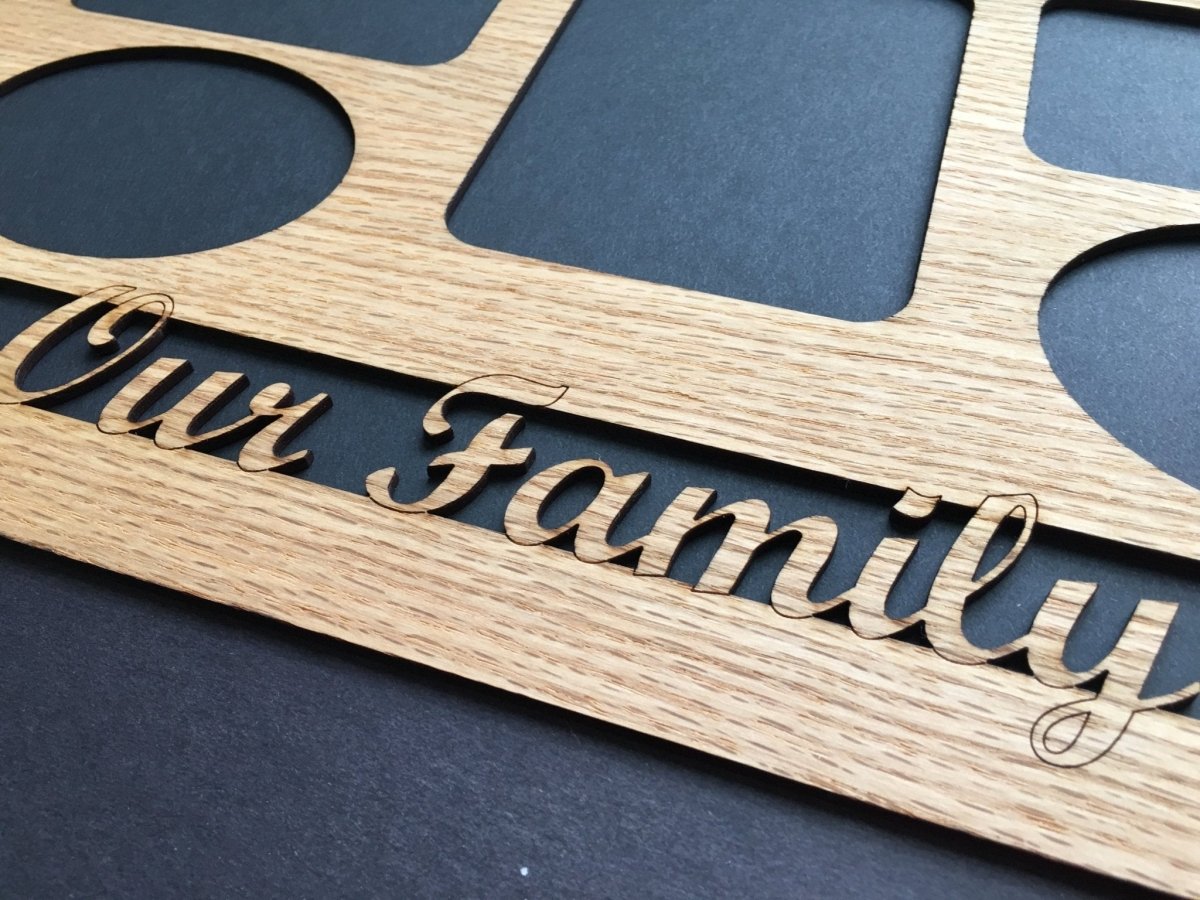 Our Family Picture Frame - Legacy Images - Picture Frames - 11x14 Picture Frame family gifts for him laser engraved