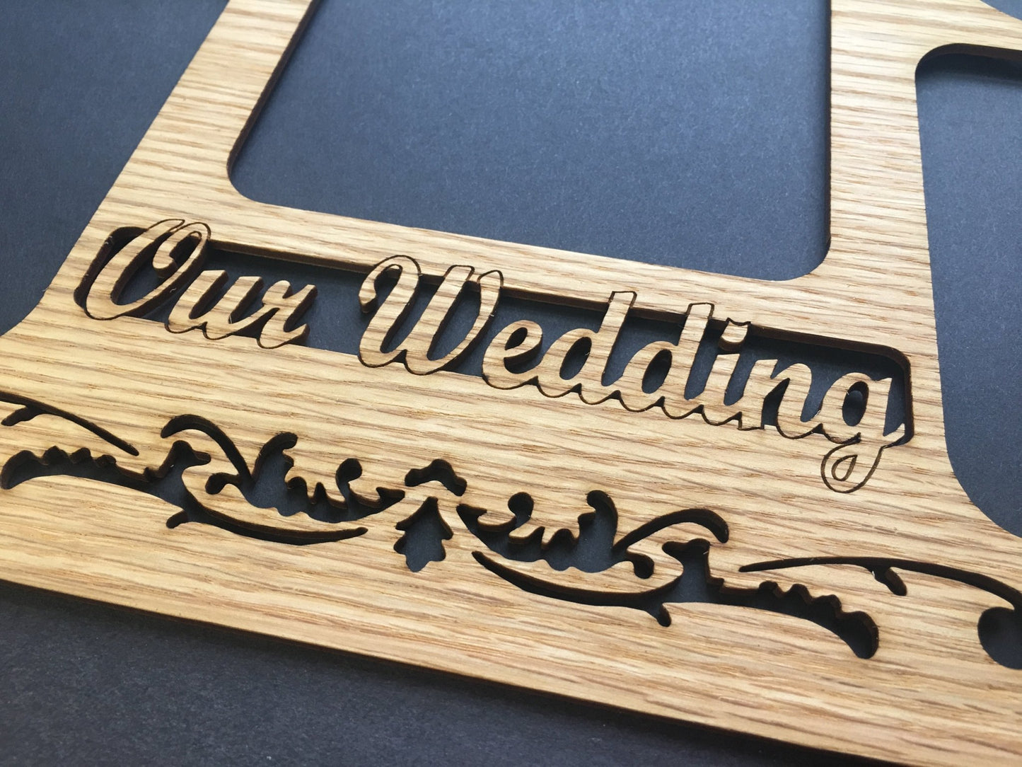 Our Wedding Picture Frame - Our Wedding Picture Frame, Picture Frame, home decor, laser engraved - Legacy Images - Legacy Images - Picture Frames