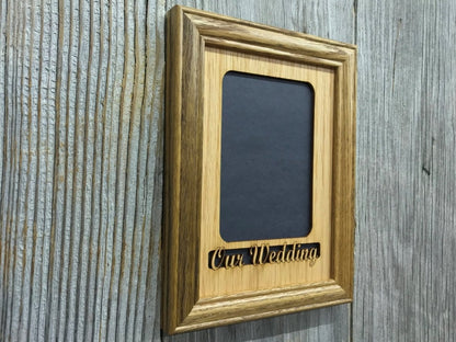 Our Wedding Picture Frame - Legacy Images - Picture Frames - 11x14 Picture Frame 5x7 picture frame 8x10 picture frame laser engraved