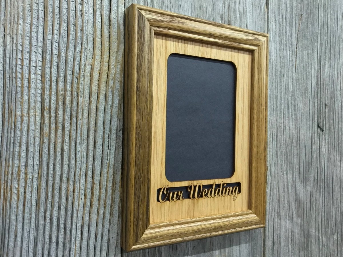 Our Wedding Picture Frame - Legacy Images - Picture Frames - 11x14 Picture Frame 5x7 picture frame 8x10 picture frame laser engraved