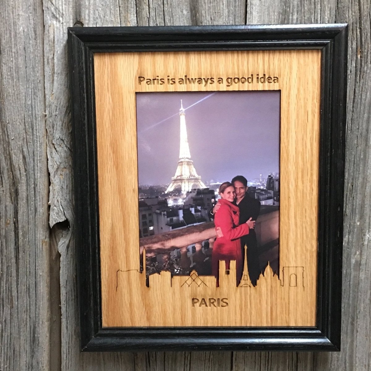 Paris Picture Frame - Legacy Images - Picture Frames - 8x10 picture frame FCS picture frame laser engraved