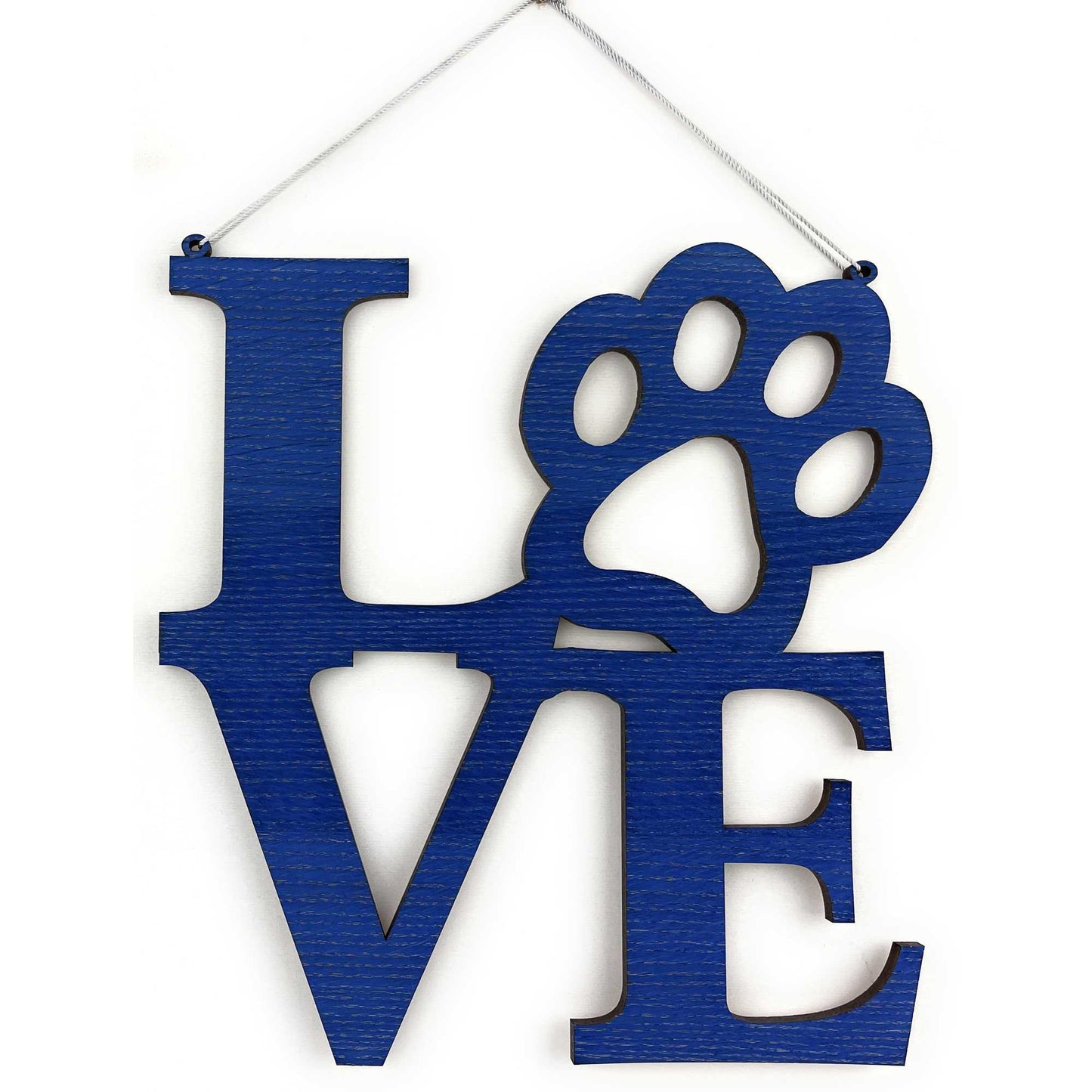 Paw Print Love Sign Wall Decor - Legacy Images - Novelty Signs