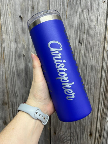 Personalized 20oz Skinny Tumbler - Legacy Images - Water Bottles - drinkware water bottle laser engraved
