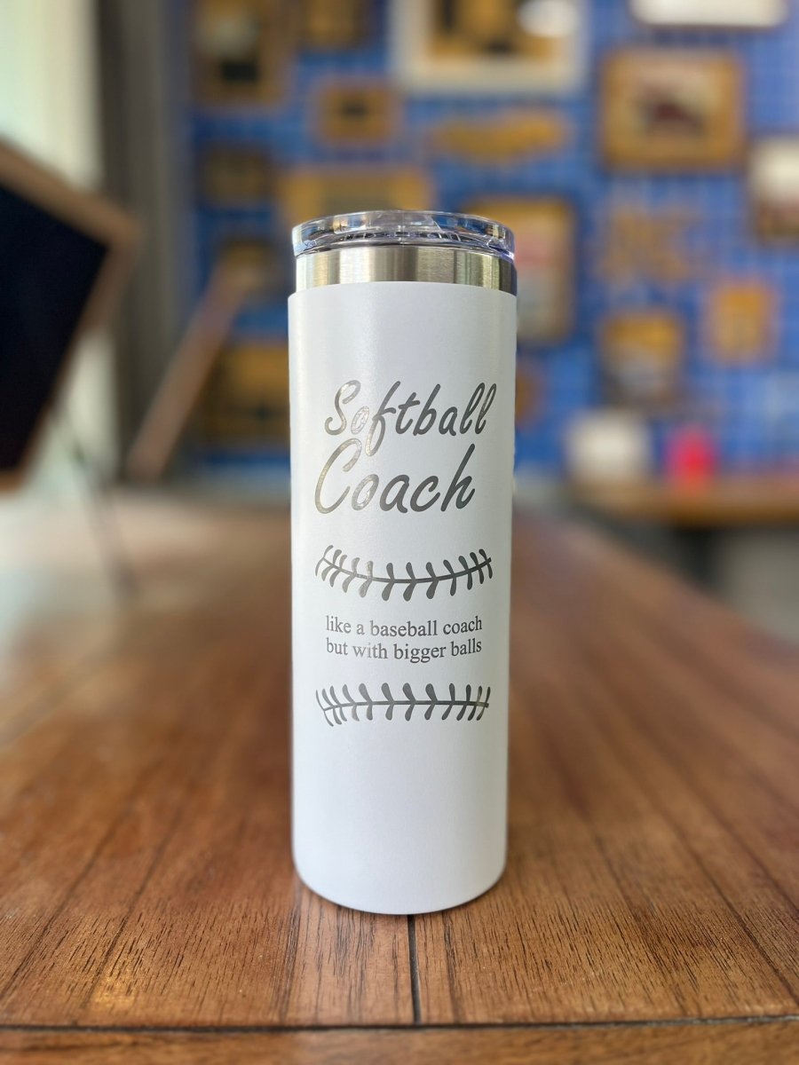 Personalized 20oz Skinny Tumbler - Legacy Images - Water Bottles - drinkware water bottle laser engraved