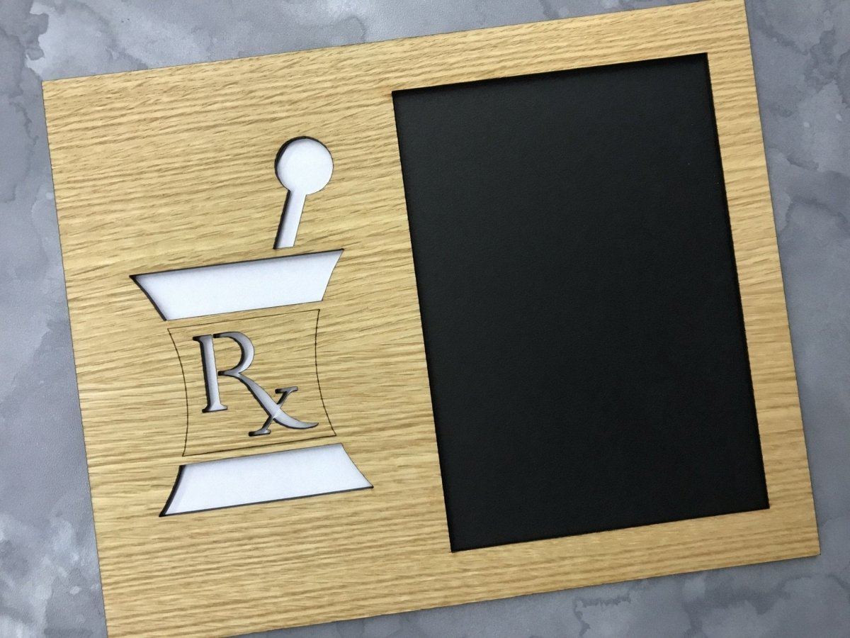 Pharmacist Picture Frame - Legacy Images - Picture Frames - 8x10 picture frame occupations pharmacist laser engraved