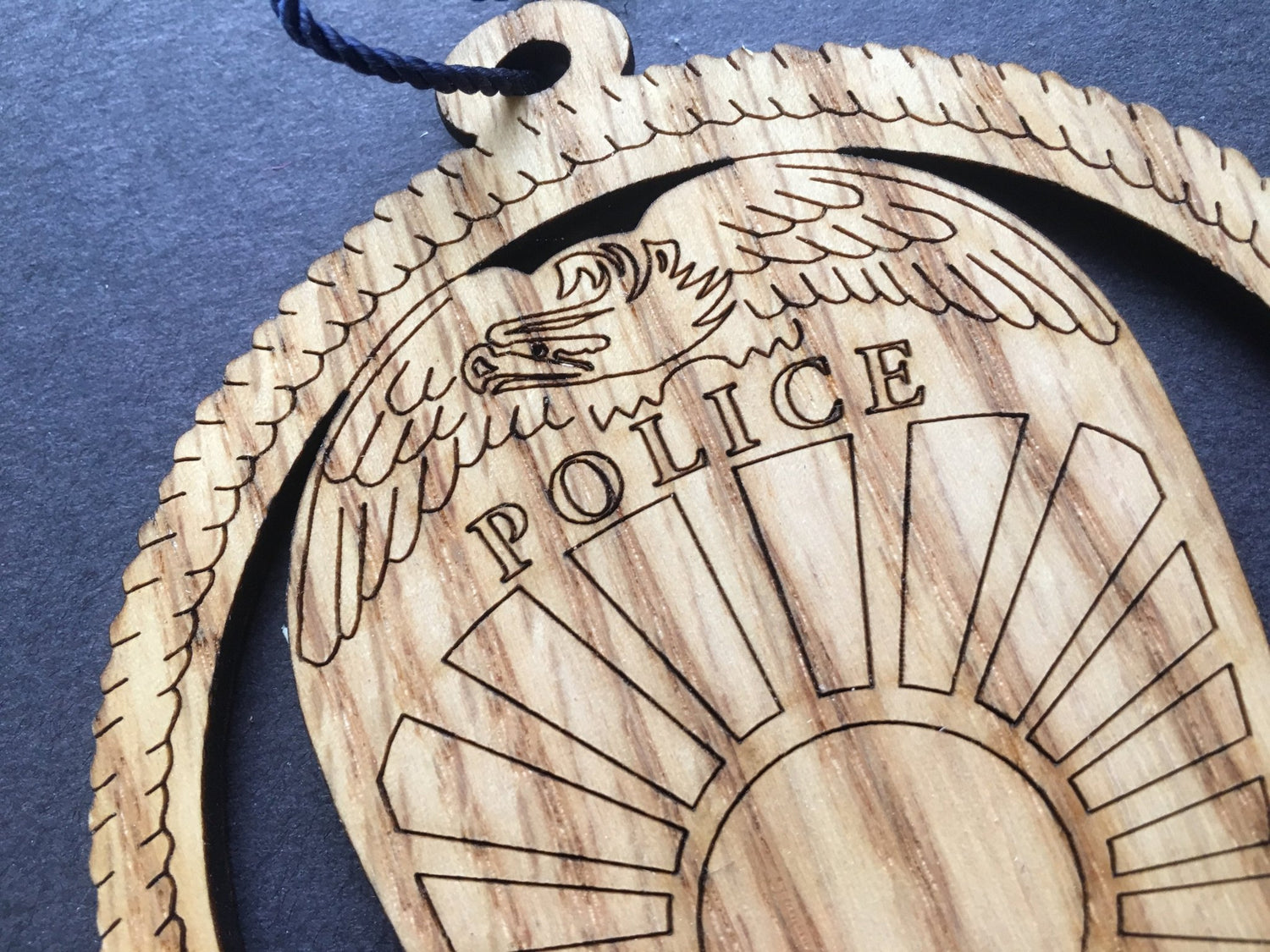 Police Ornament - Thin Blue Line Fundraiser for Bob Shock - Legacy Images - Holiday Ornaments