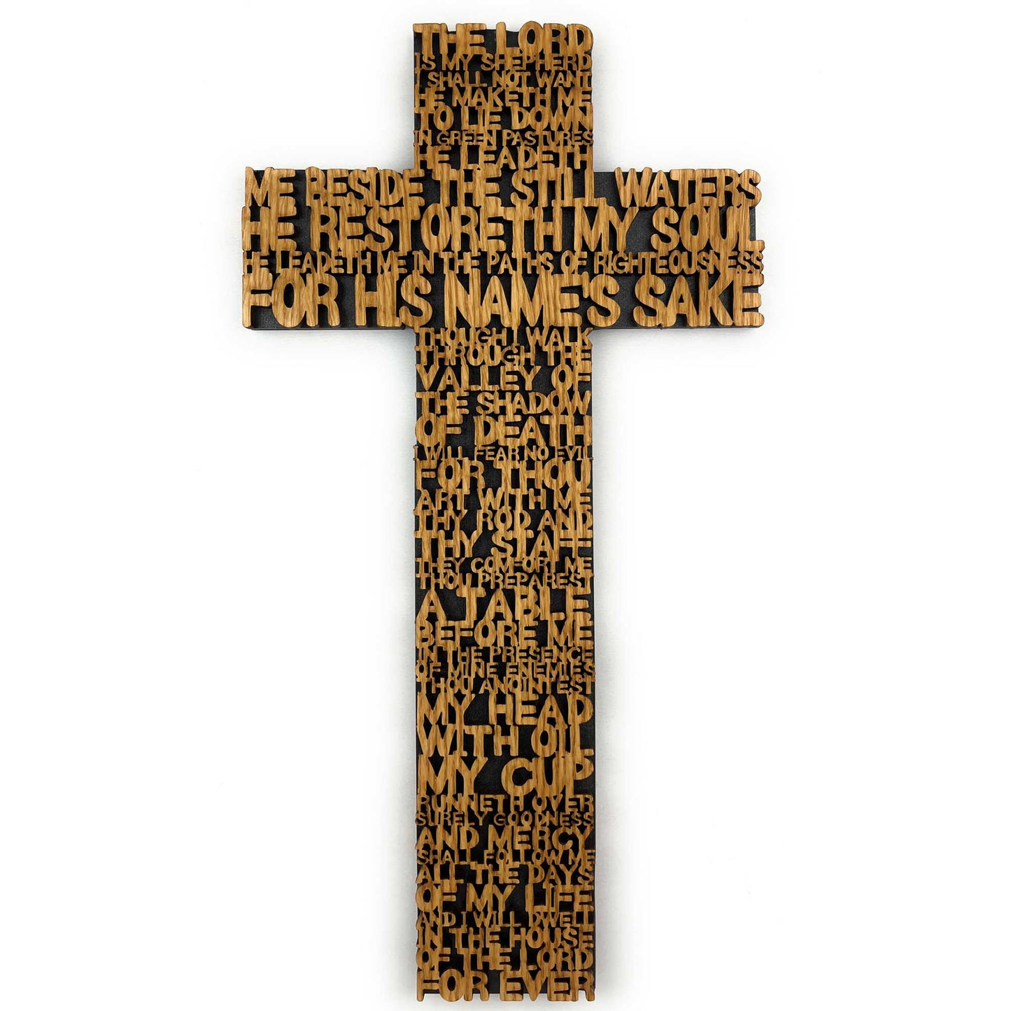 Psalm 23 Cross - 2 Sizes - Legacy Images - Novelty Signs