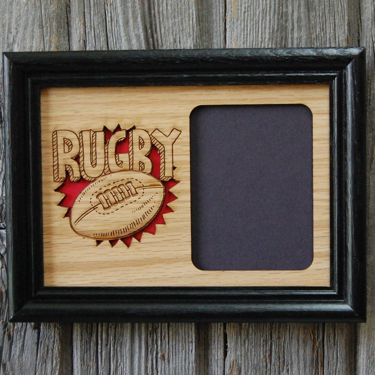 Rugby Picture Frame - Legacy Images - Picture Frames - 11x14 Picture Frame 5x7 picture frame 8x10 picture frame laser engraved