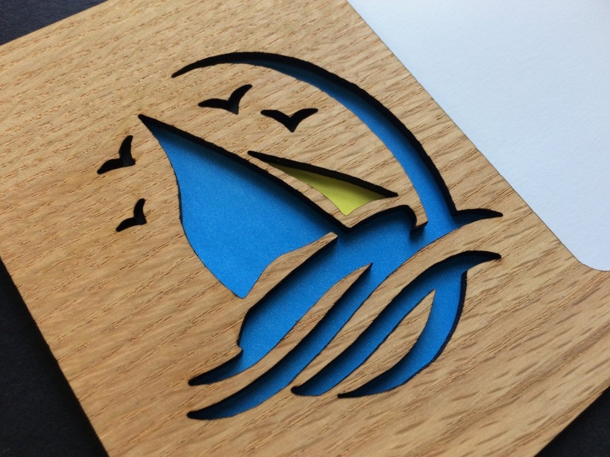 Sail Boat Picture Frame - 5x7 Frame Hold 3x4 Photo - Legacy Images - Picture Frames - 5x7 picture frame father's day gift hobbies laser engraved