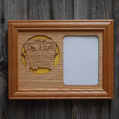 School Bus Driver Picture Frame - Legacy Images - Picture Frames - 11x14 Picture Frame 5x7 picture frame 8x10 picture frame laser engraved