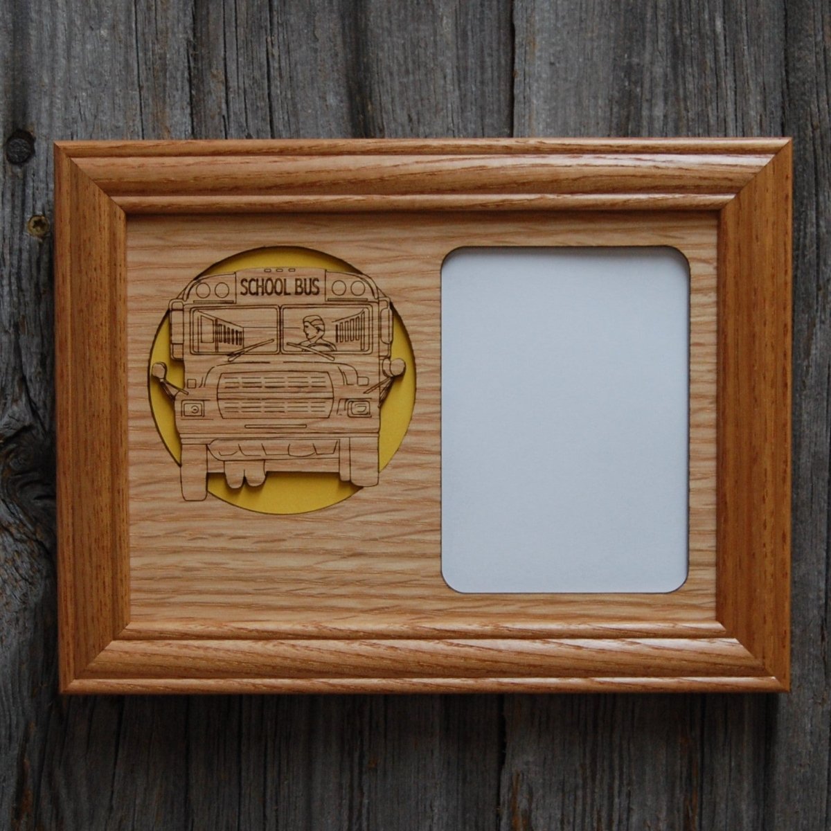School Bus Driver Picture Frame - Legacy Images - Picture Frames - 11x14 Picture Frame 5x7 picture frame 8x10 picture frame laser engraved