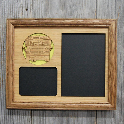 School Bus Driver Picture Frame - Legacy Images - Picture Frames - 11x14 Picture Frame 5x7 picture frame 8x10 picture frame laser engraved