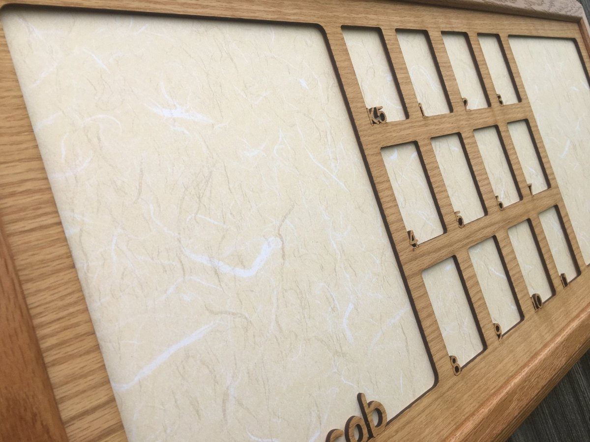 School Years Picture Frame 12"x28" - Legacy Images - Picture Frames - 12x28 picture frame name picture frame laser engraved