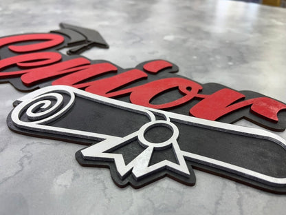 Senior 2025 Sign - Legacy Images - Novelty Signs - graduation sign laser engraved