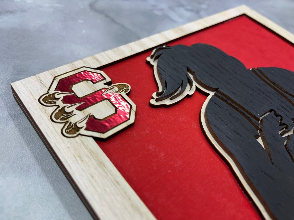 Senior Sports Plaque - Legacy Images - Novelty Signs - awards graduation personalized laser engraved