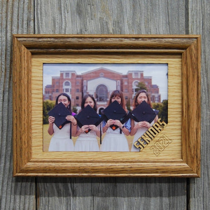 Seniors Picture Frame - 5x7 Frame Hold 4x6 Photo - Legacy Images - Picture Frames - 5x7 picture frame friends graduation laser engraved