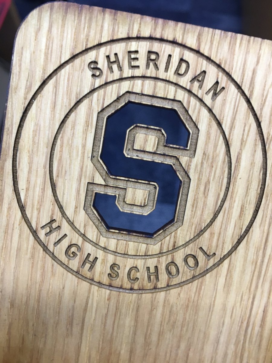 Sheridan Blackhawks Picture Frame 11"x14" - Legacy Images - Picture Frames - 11x14 Picture Frame picture frame school laser engraved