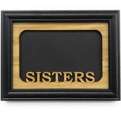 Sisters Picture Frame - 5x7 Frame Hold 4x6 Photo - Legacy Images - Picture Frames - 5x7 picture frame family picture frame laser engraved