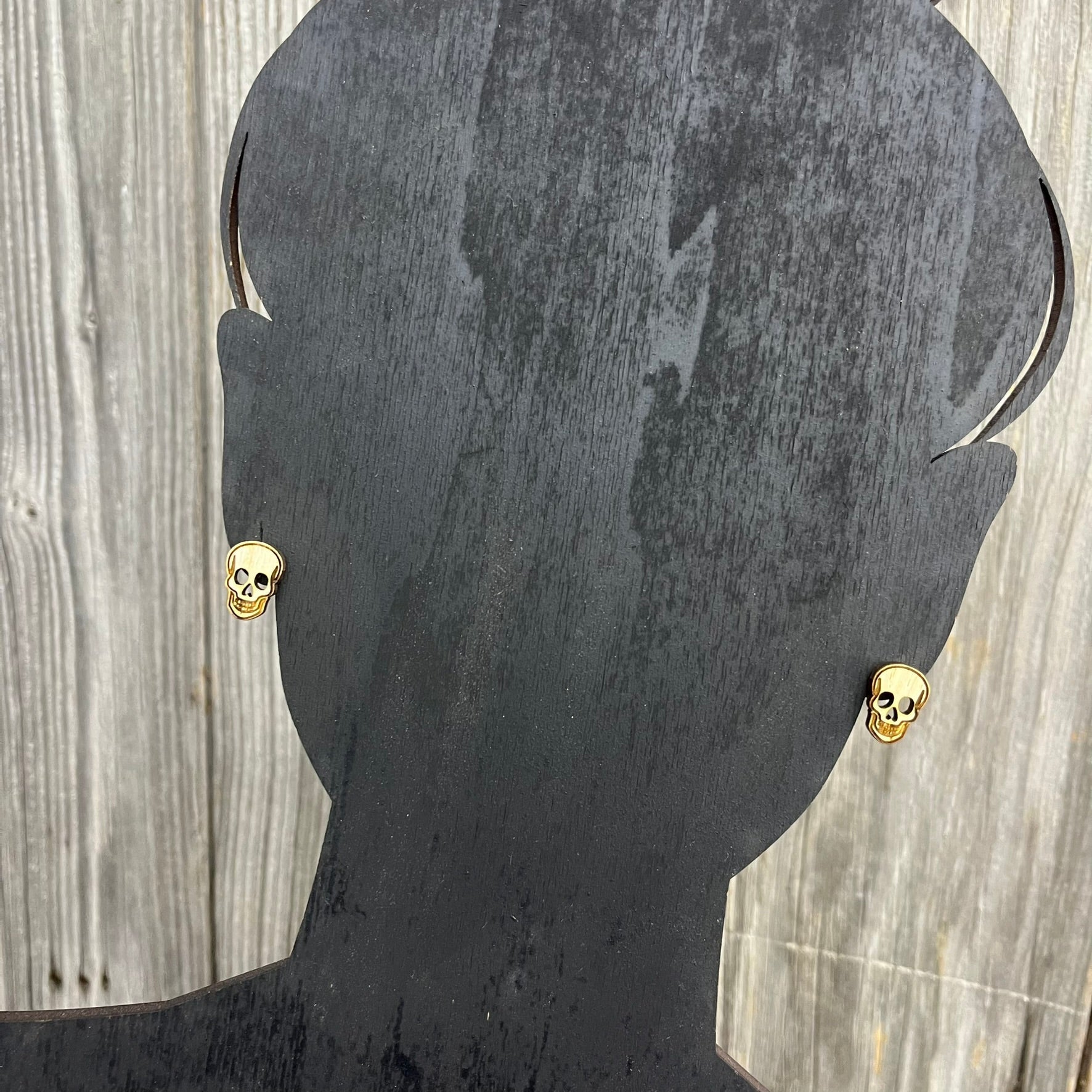 Skull Earrings - Legacy Images - Earrings - Earrings fall halloween laser engraved