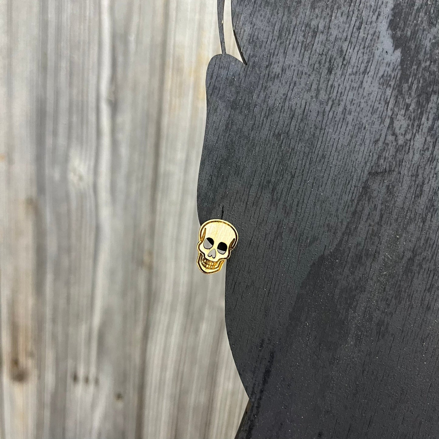 Skull Earrings - Legacy Images - Earrings - Earrings fall halloween laser engraved