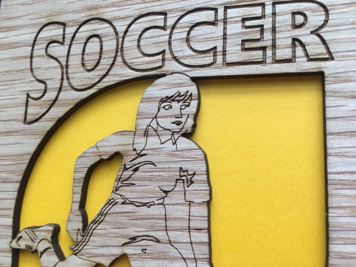 Soccer Picture Frame - Legacy Images - Picture Frames - 11x14 Picture Frame 5x7 picture frame 8x10 picture frame laser engraved