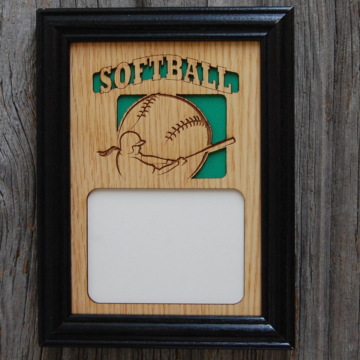 Softball Picture Frame - Legacy Images - Picture Frames - 11x14 Picture Frame 5x7 picture frame 8x10 picture frame laser engraved