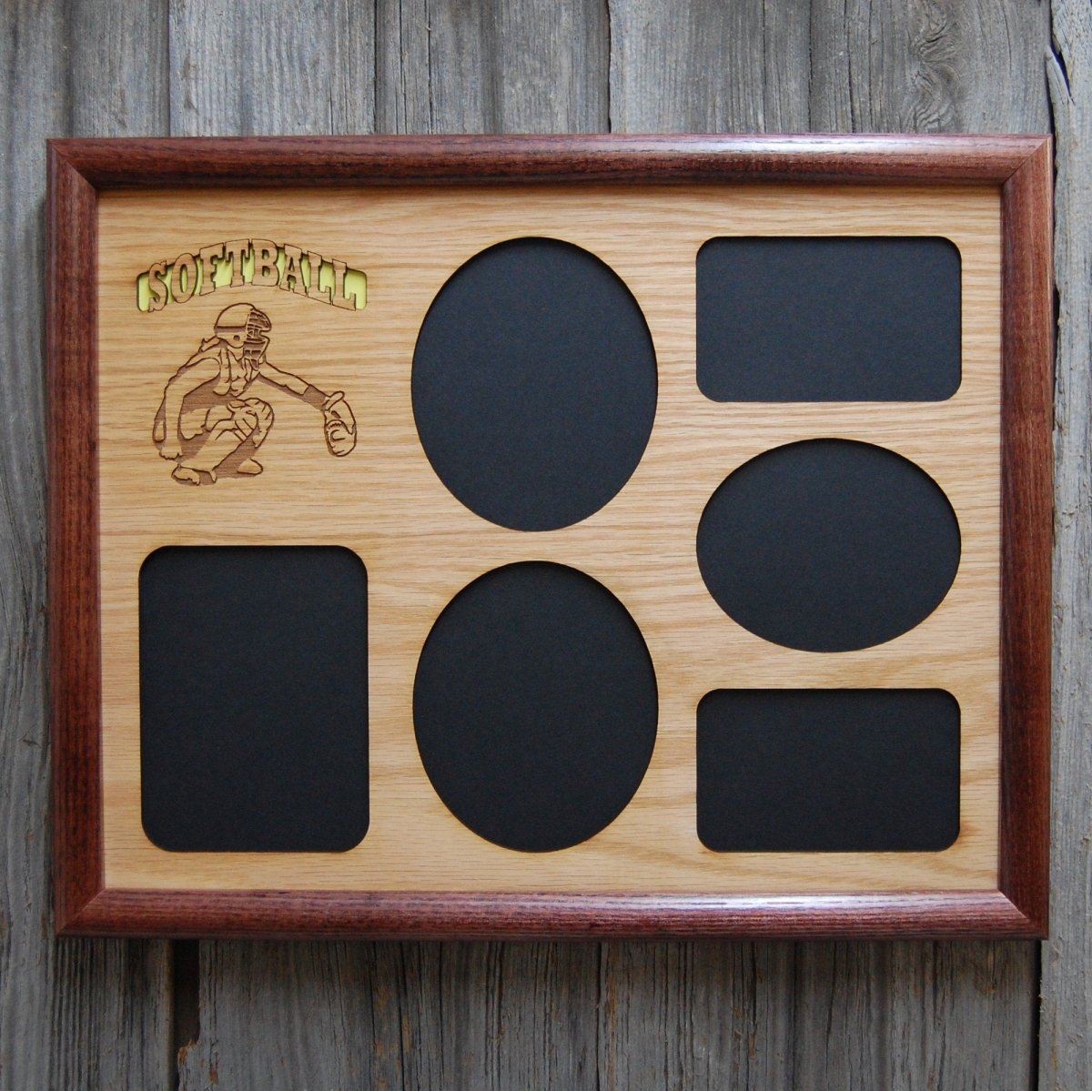 Softball Picture Frame - Legacy Images - Picture Frames - 11x14 Picture Frame 5x7 picture frame 8x10 picture frame laser engraved