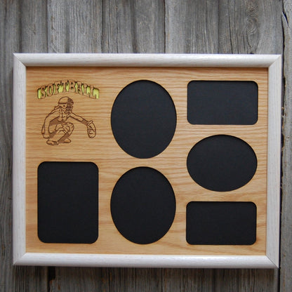 Softball Picture Frame - Legacy Images - Picture Frames - 11x14 Picture Frame 5x7 picture frame 8x10 picture frame laser engraved