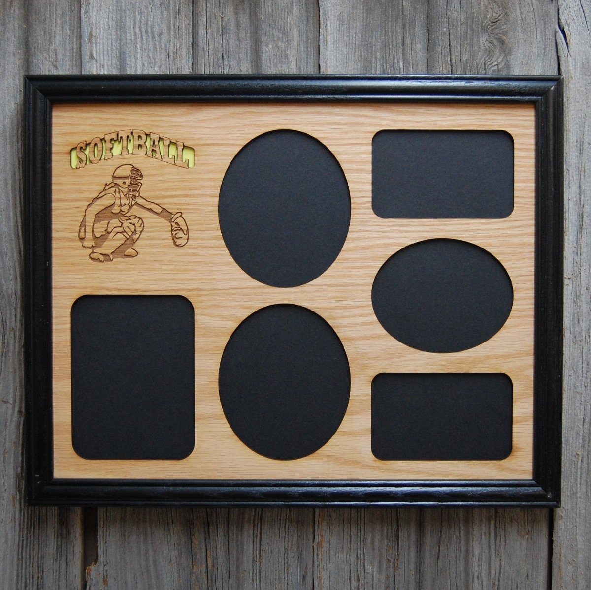 Softball Picture Frame - Legacy Images - Picture Frames - 11x14 Picture Frame 5x7 picture frame 8x10 picture frame laser engraved