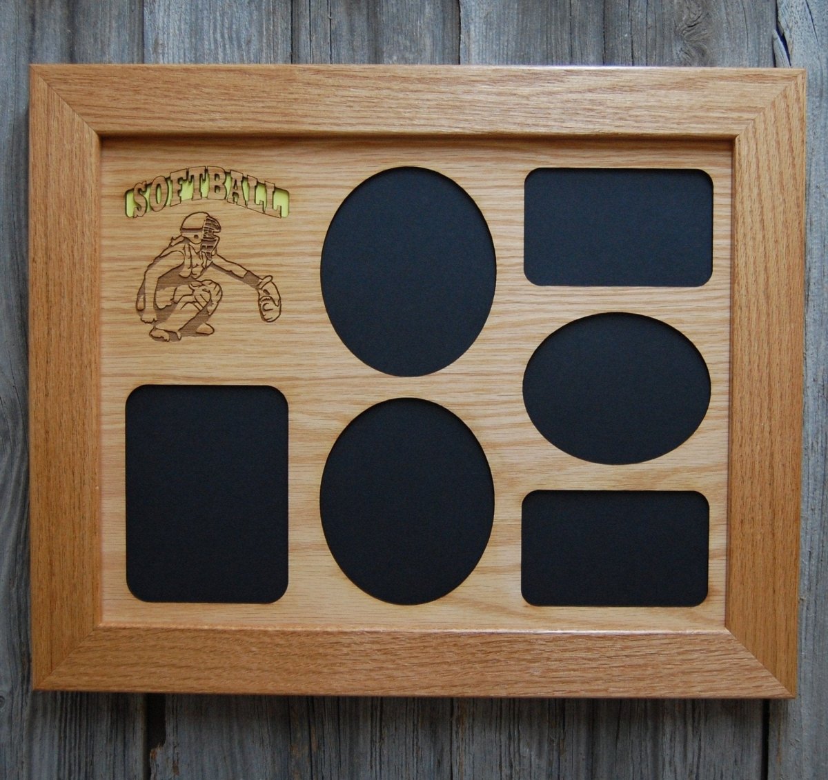 Softball Picture Frame - Legacy Images - Picture Frames - 11x14 Picture Frame 5x7 picture frame 8x10 picture frame laser engraved