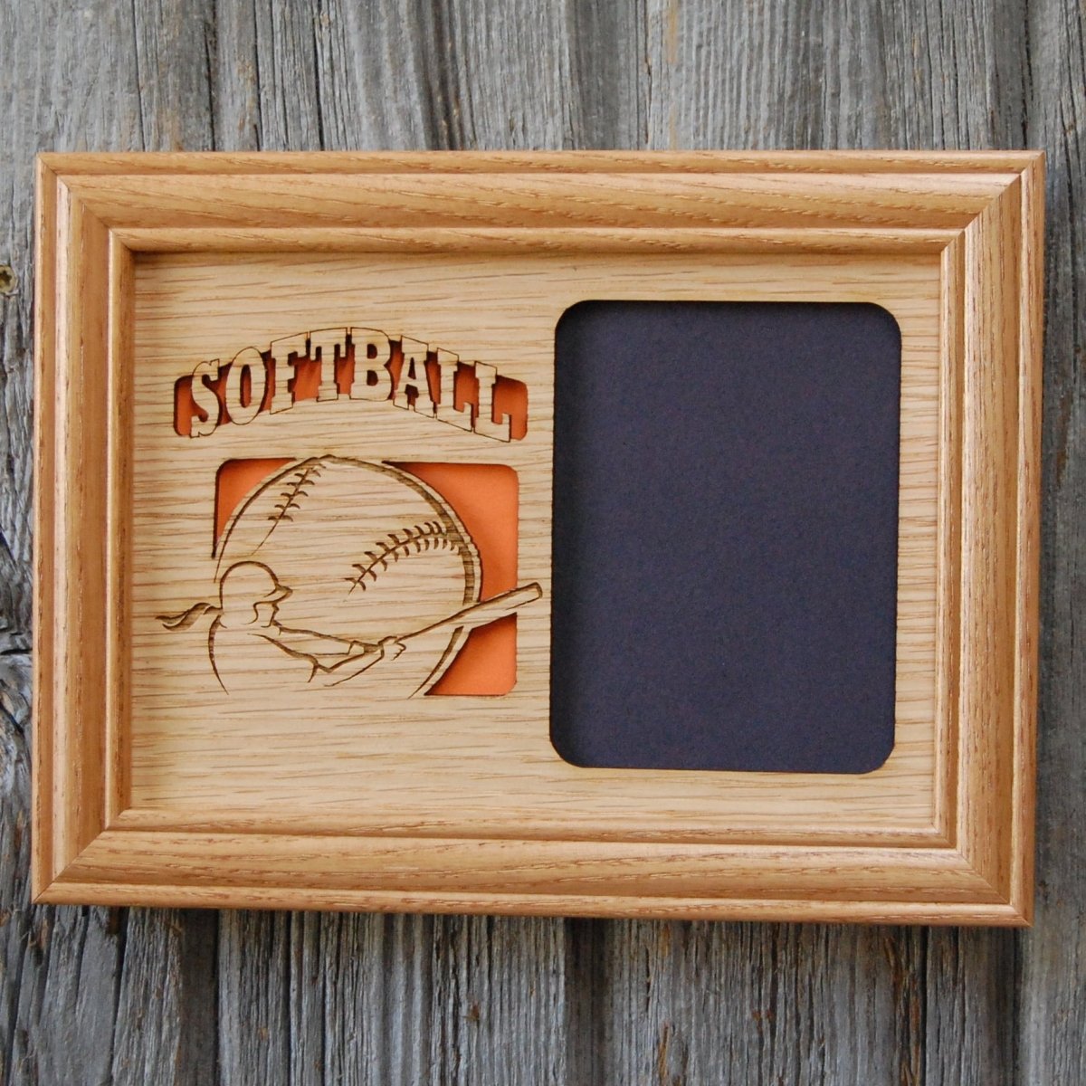 Softball Picture Frame - Legacy Images - Picture Frames - 11x14 Picture Frame 5x7 picture frame 8x10 picture frame laser engraved