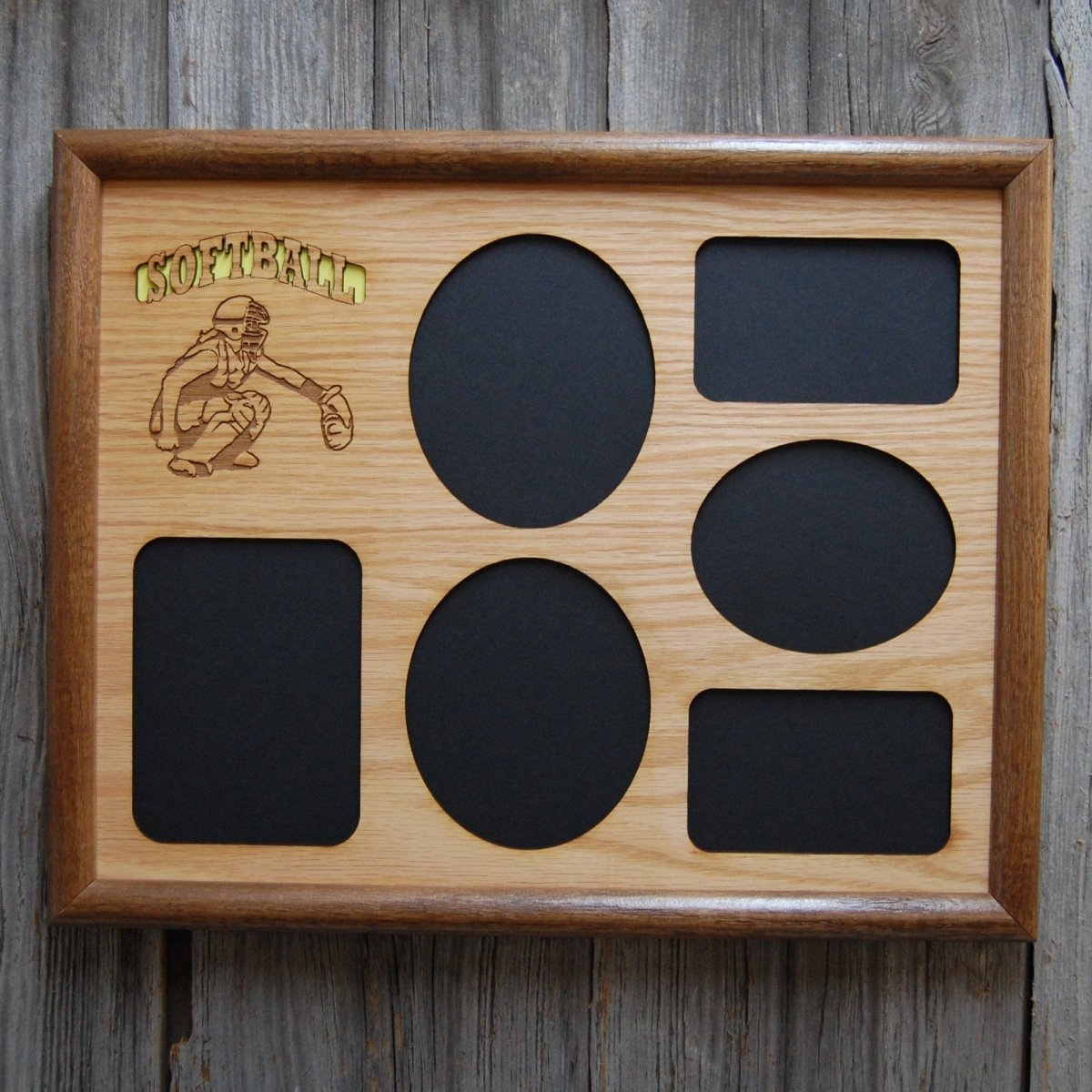 Softball Picture Frame - Legacy Images - Picture Frames - 11x14 Picture Frame 5x7 picture frame 8x10 picture frame laser engraved