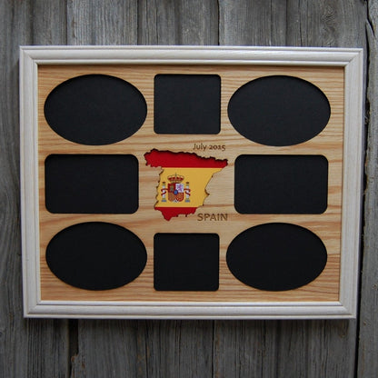 Spain Picture Frame 11"x14" - Legacy Images - Picture Frames - 11x14 Picture Frame country picture frame laser engraved