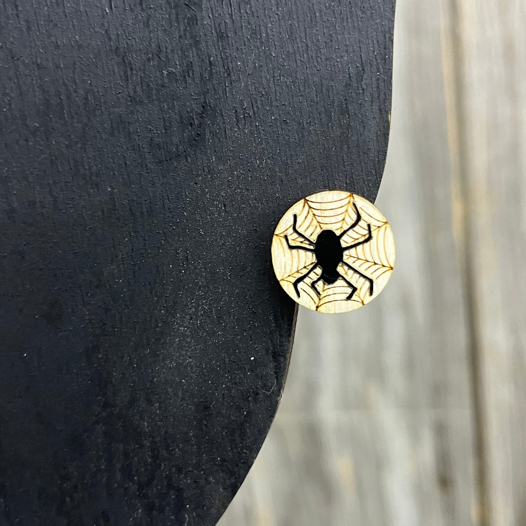 Spider Web Earrings - Legacy Images - Earrings - Earrings fall halloween laser engraved