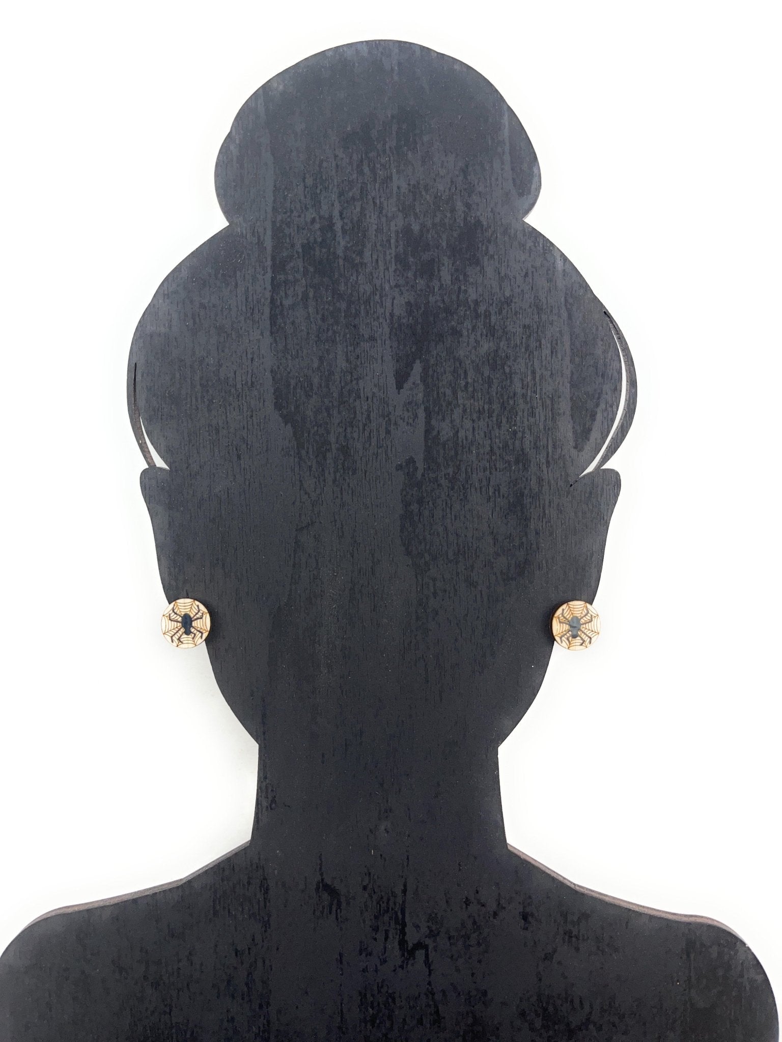 Spider Web Earrings - Legacy Images - Earrings - Earrings fall halloween laser engraved