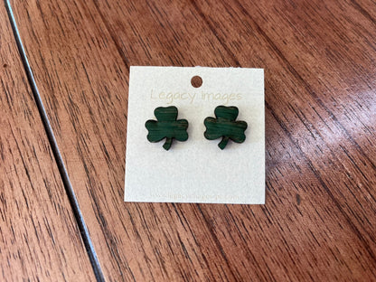 St. Patrick's Day Leprechaun Earrings - Legacy Images - Earrings - Earrings holiday holidays laser engraved
