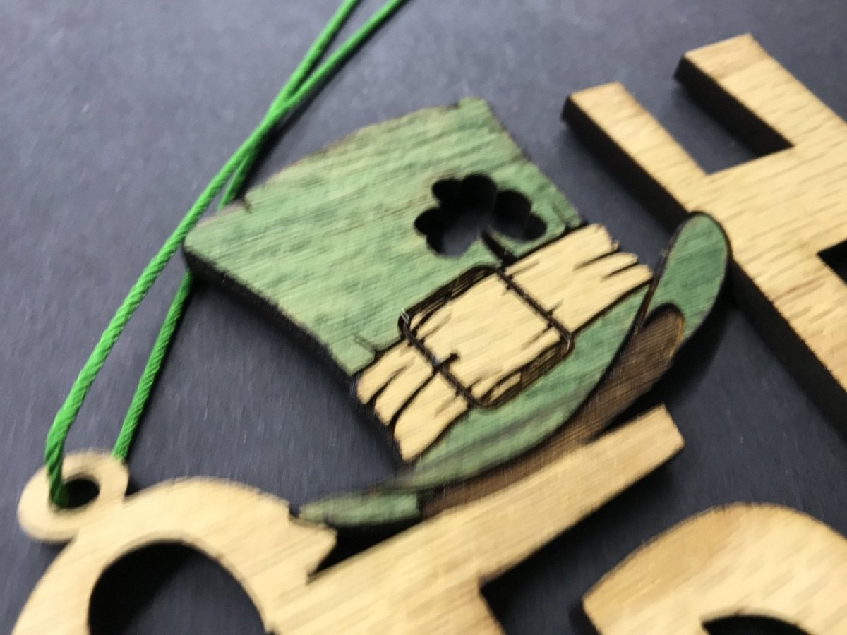 St. Patrick's Day Sign - Legacy Images - Seasonal & Holiday Decorations - holiday seasons sign laser engraved