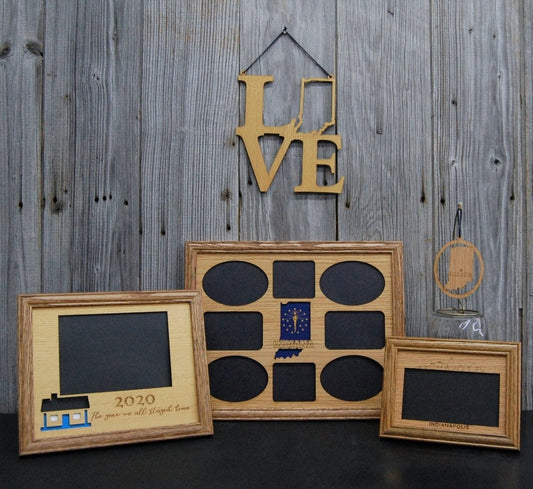 State Gift Set - Legacy Images - Picture Frames - 11x14 Picture Frame 5x7 picture frame 8x10 picture frame laser engraved