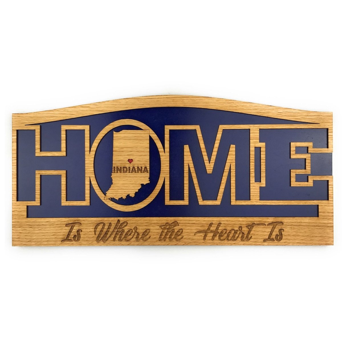 State Home Sign Décor - Legacy Images - Decor - sign state travel laser engraved