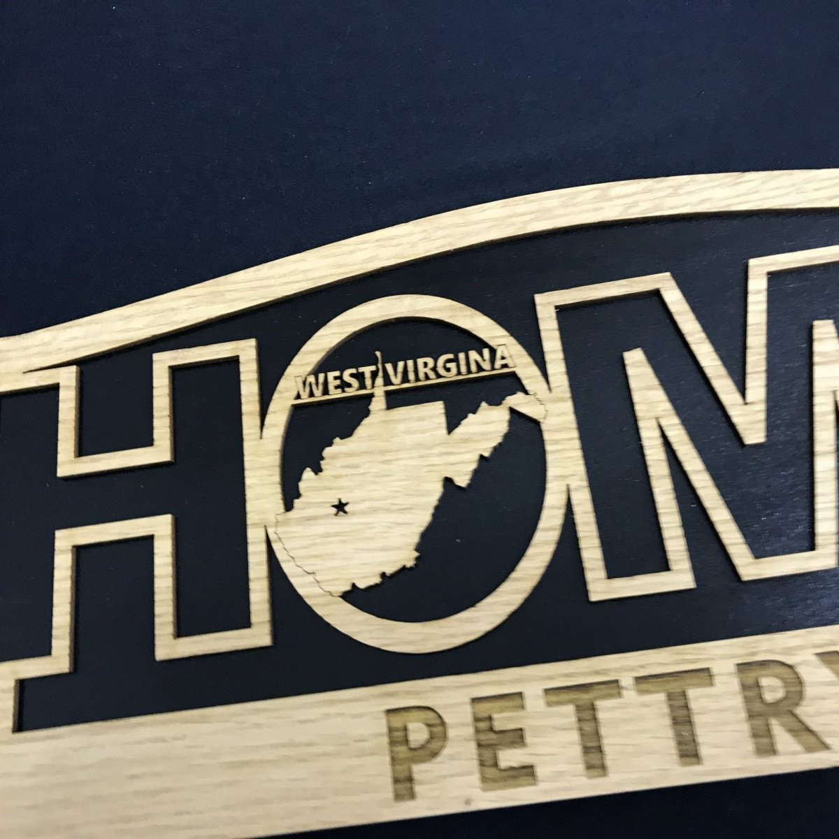 State Home Sign Décor - Legacy Images - Decor - sign state travel laser engraved