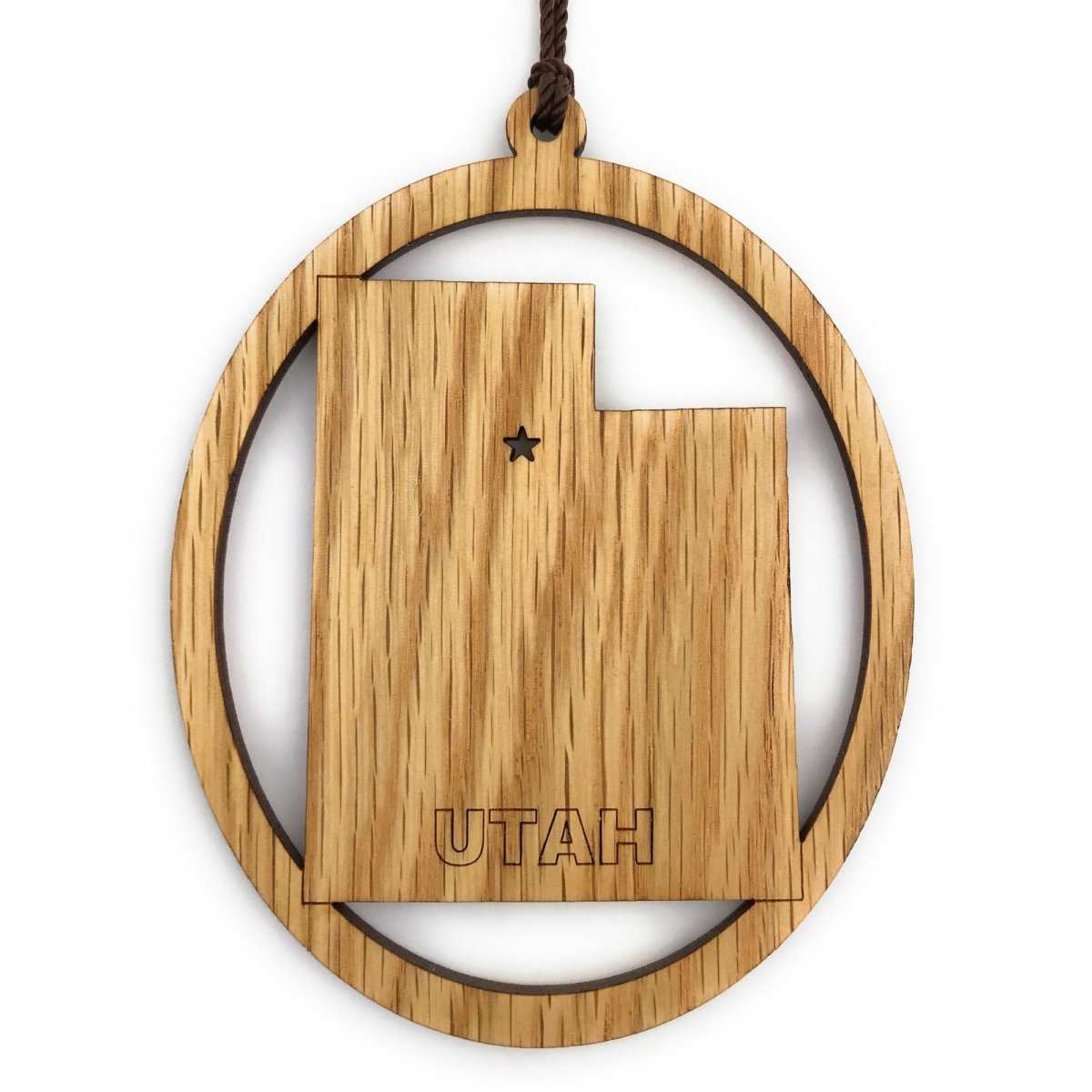 State Ornament - Legacy Images - Holiday Ornaments - christmas ornament state laser engraved