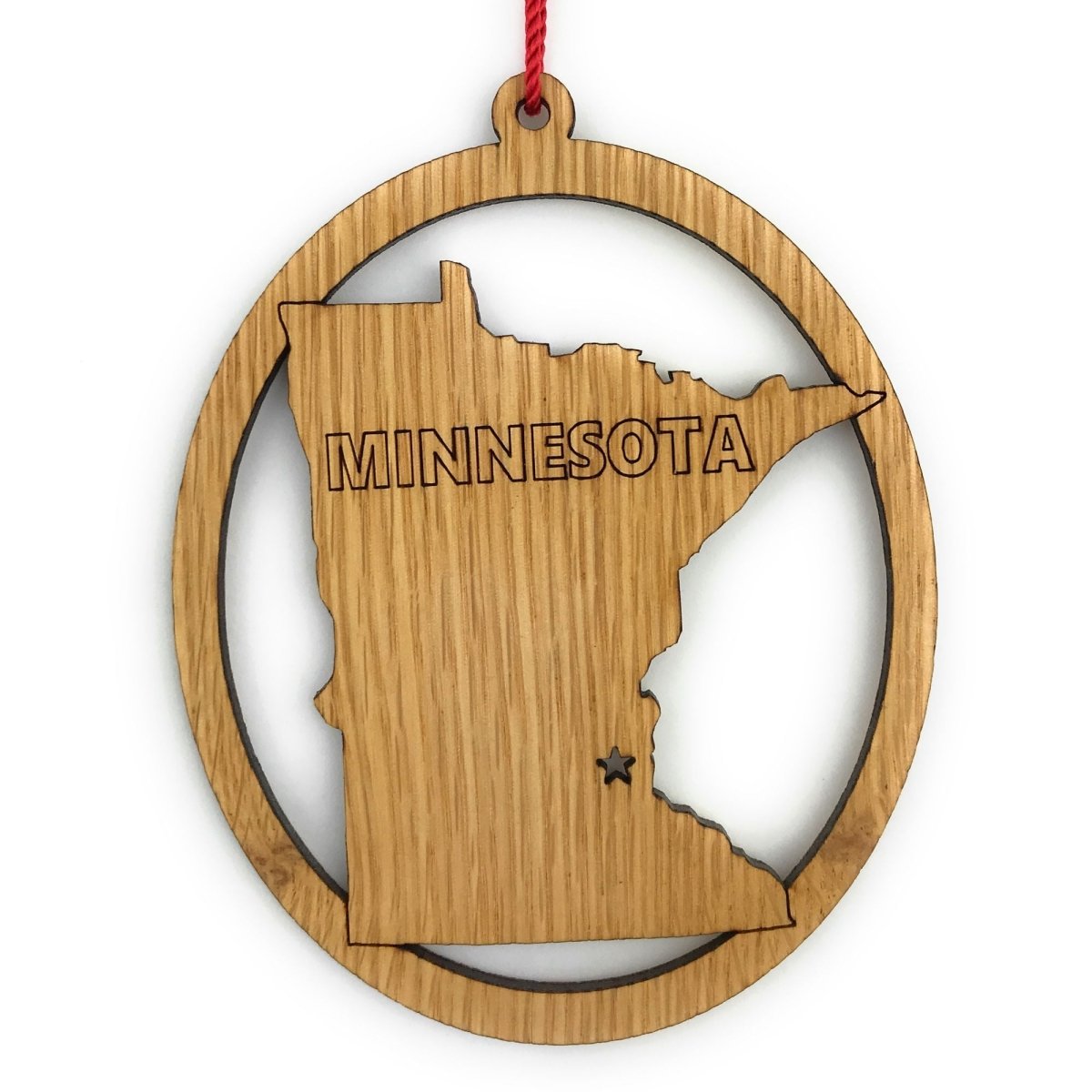 State Ornament - Legacy Images - Holiday Ornaments - christmas ornament state laser engraved