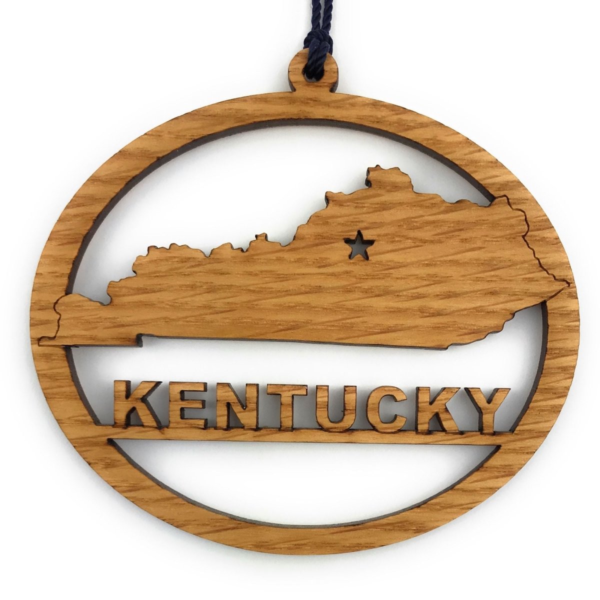 State Ornament - Legacy Images - Holiday Ornaments - christmas ornament state laser engraved